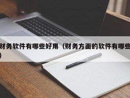 财务软件有哪些好用（财务方面的软件有哪些）