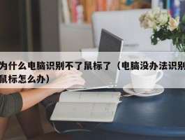 为什么电脑识别不了鼠标了（电脑没办法识别鼠标怎么办）