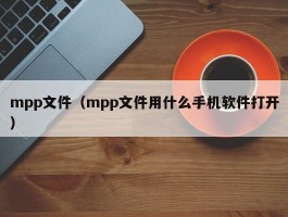 mpp文件（mpp文件用什么手机软件打开）