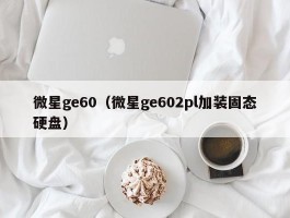 微星ge60（微星ge602pl加装固态硬盘）