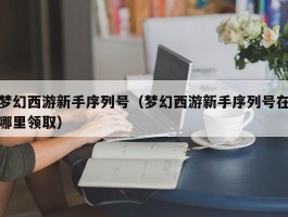 梦幻西游新手序列号（梦幻西游新手序列号在哪里领取）