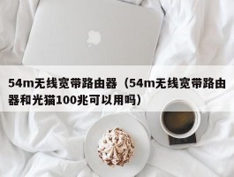 54m无线宽带路由器（54m无线宽带路由器和光猫100兆可以用吗）