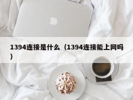 1394连接是什么（1394连接能上网吗）