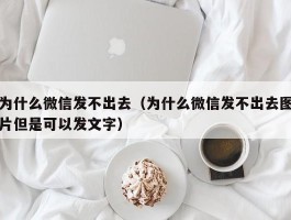 为什么微信发不出去（为什么微信发不出去图片但是可以发文字）