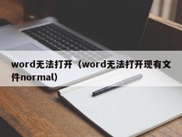 word无法打开（word无法打开现有文件normal）