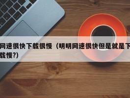 网速很快下载很慢（明明网速很快但是就是下载慢?）