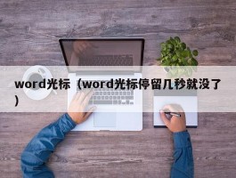 word光标（word光标停留几秒就没了）