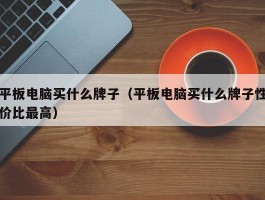 平板电脑买什么牌子（平板电脑买什么牌子性价比最高）