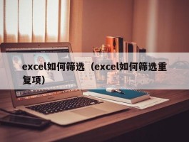 excel如何筛选（excel如何筛选重复项）