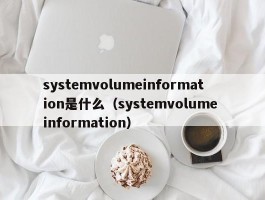 systemvolumeinformation是什么（systemvolume information）